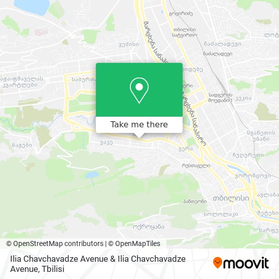 Ilia Chavchavadze Avenue & Ilia Chavchavadze Avenue map