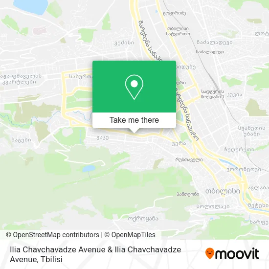 Карта Ilia Chavchavadze Avenue & Ilia Chavchavadze Avenue