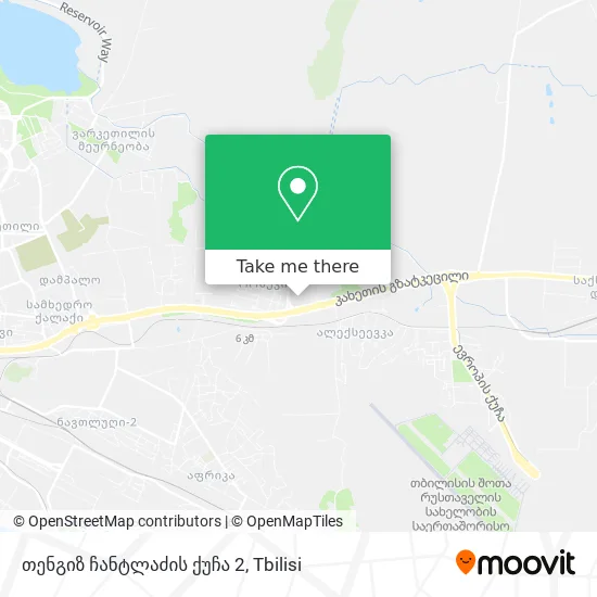 თენგიზ ჩანტლაძის ქუჩა 2 map