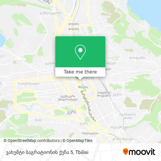 ვახუშტი ბაგრატიონის ქუჩა 5 map