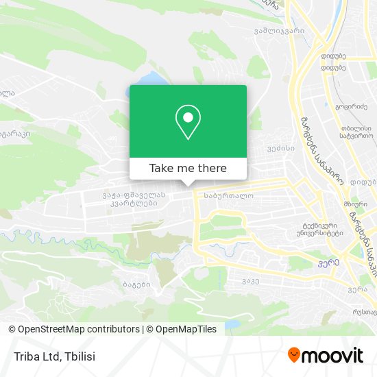 Triba Ltd map