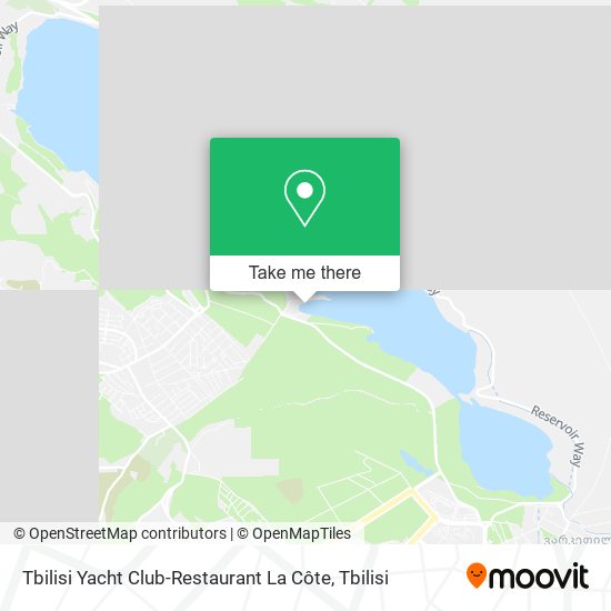 Карта Tbilisi Yacht Club-Restaurant La Côte