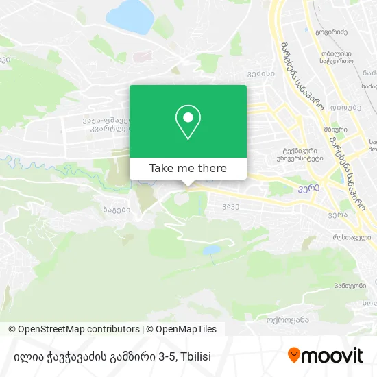 ილია ჭავჭავაძის გამზირი 3-5 map