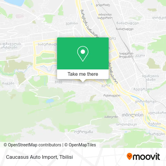 Карта Caucasus Auto Import