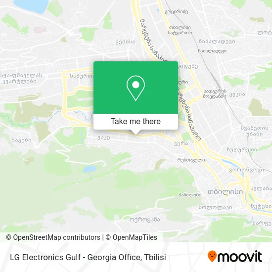 Карта LG Electronics Gulf - Georgia Office