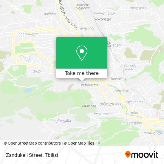 Zandukeli Street map