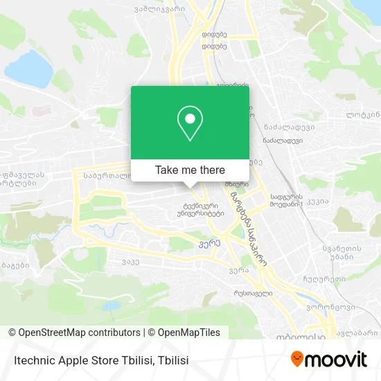 Карта Itechnic Apple Store Tbilisi