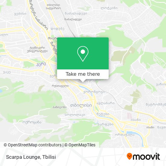 Scarpa Lounge map