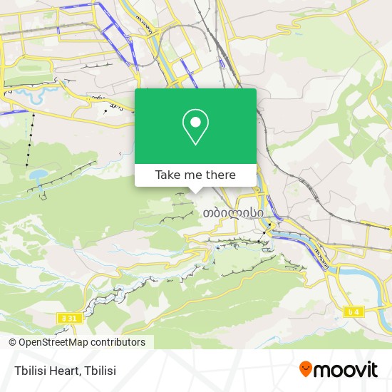 Tbilisi Heart map