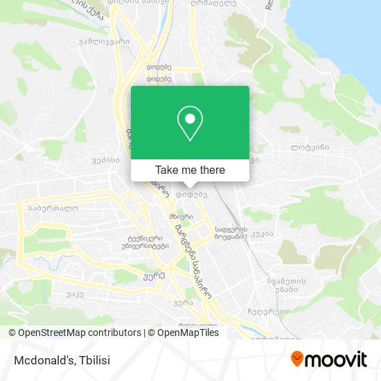 Карта Mcdonald's