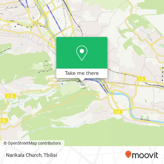 Narikala Church map