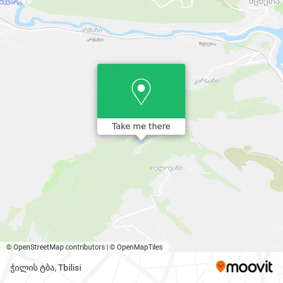Карта ჭილის ტბა
