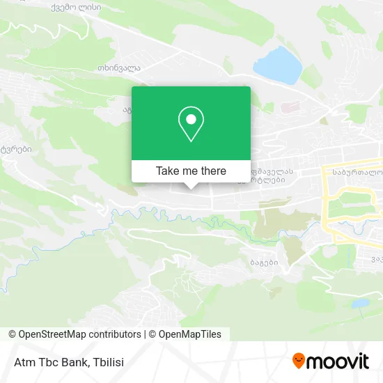 Карта Atm Tbc Bank