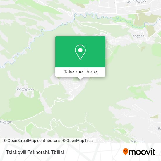 Tsiskqvili Tsknetshi map