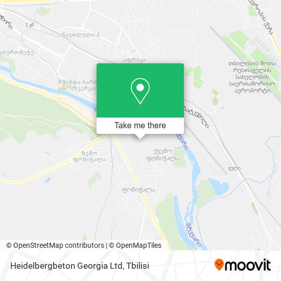 Heidelbergbeton Georgia Ltd map
