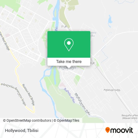 Hollywood map