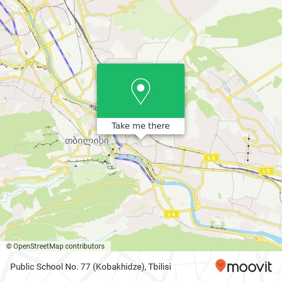 Карта Public School No. 77 (Kobakhidze)