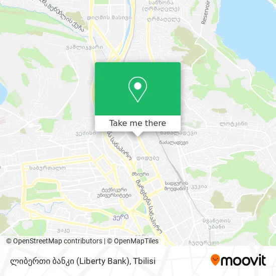 ლიბერთი ბანკი (Liberty Bank) map