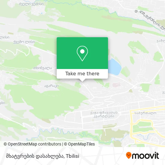 მხატვრების დასახლება map
