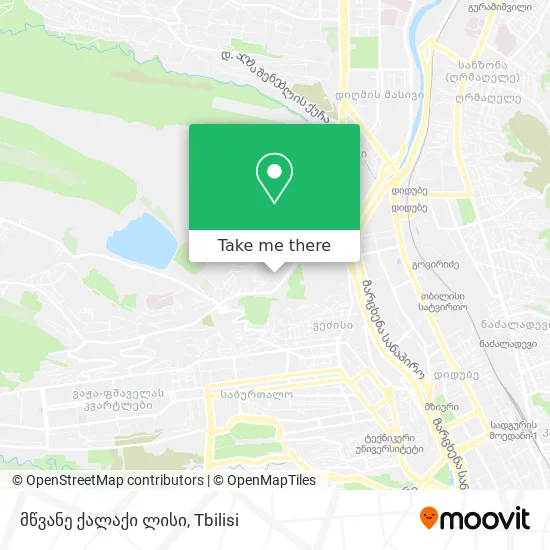 მწვანე ქალაქი ლისი map