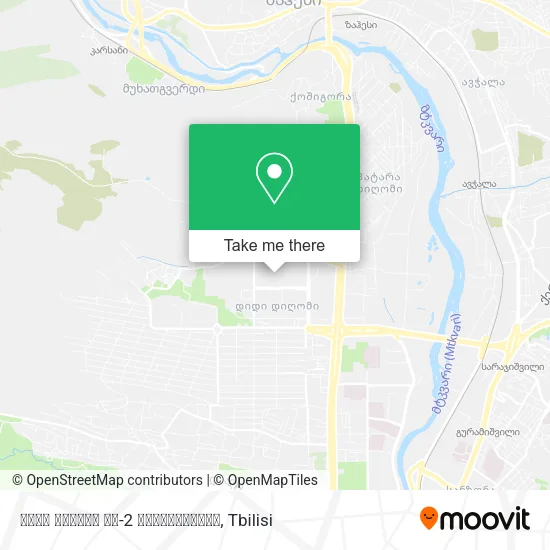 დიდი დიღომი მე-2 მიკრორაიონი map