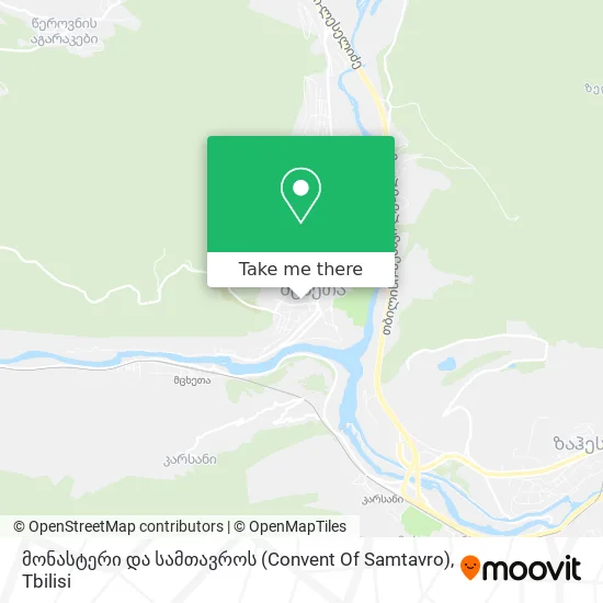 მონასტერი და სამთავროს (Convent Of Samtavro) map