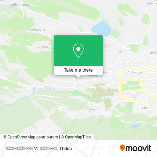 ვაჟა-ფშაველას VI კვარტალი map