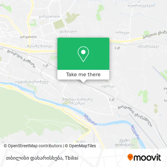 თბილისი დახარისხება map