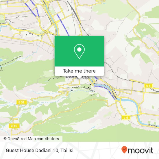 Guest House Dadiani 10 map