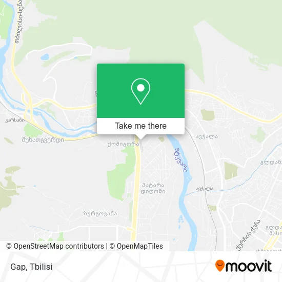 Карта Gap