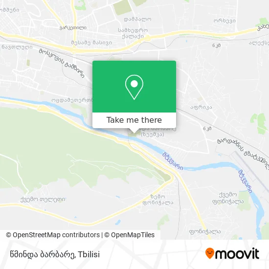 წმინდა ბარბარე map