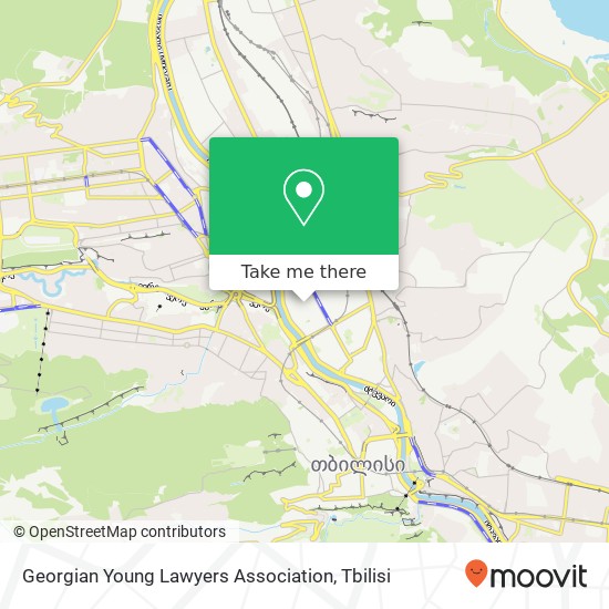 Georgian Young Lawyers Association map