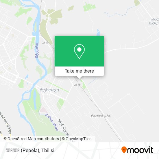 პეპელა (Pepela) map