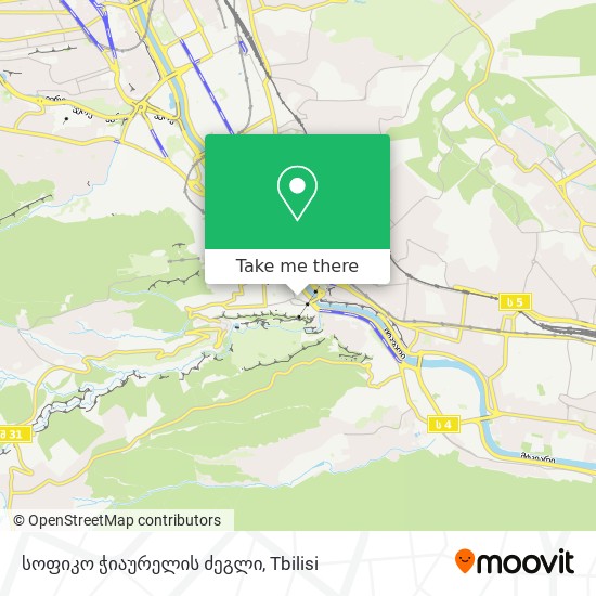 სოფიკო ჭიაურელის ძეგლი map