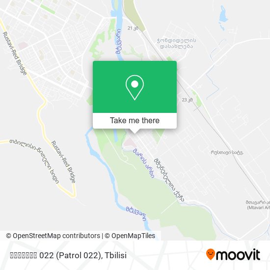 პატრული 022 (Patrol 022) map