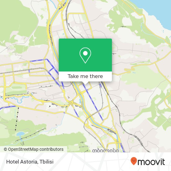 Hotel Astoria map