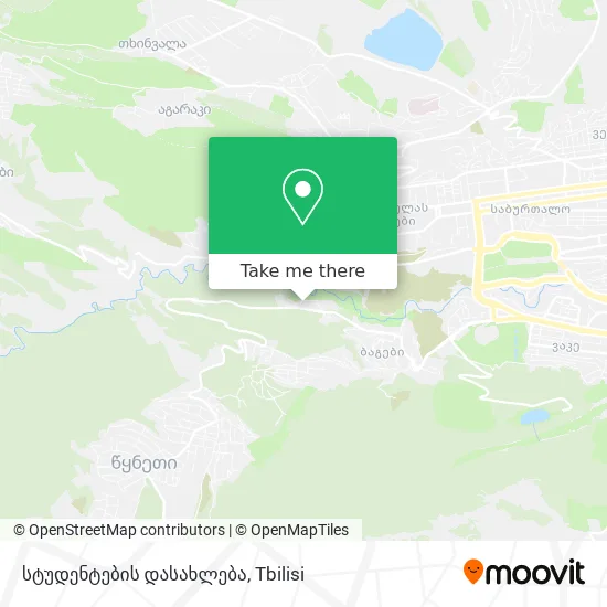 სტუდენტების დასახლება map