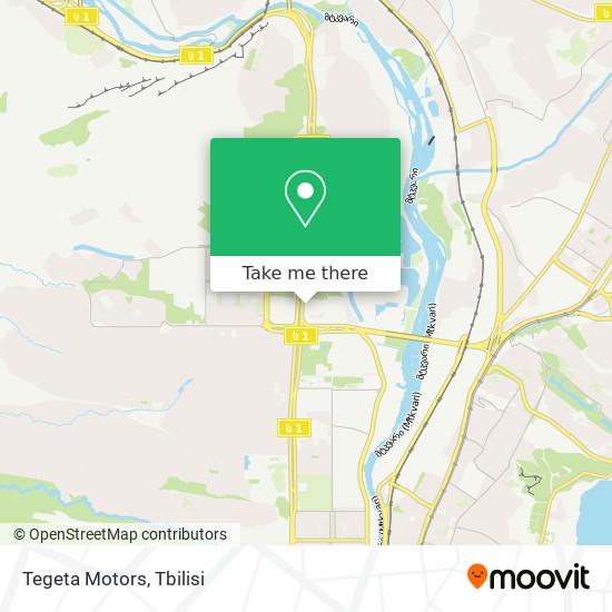 Tegeta Motors map