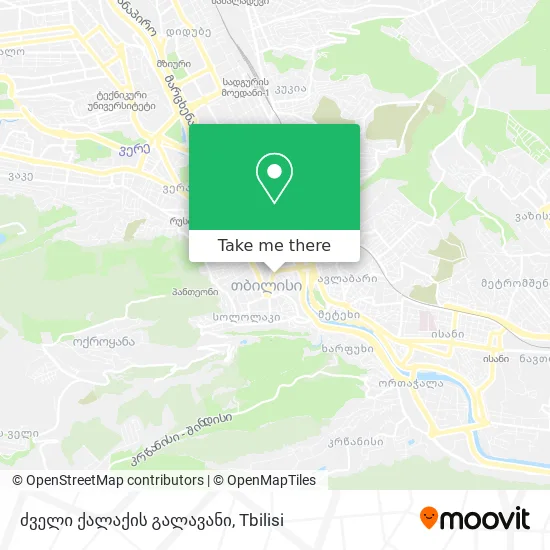 ძველი ქალაქის გალავანი map