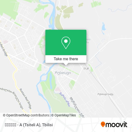 წითელი - A (Tsiteli A) map