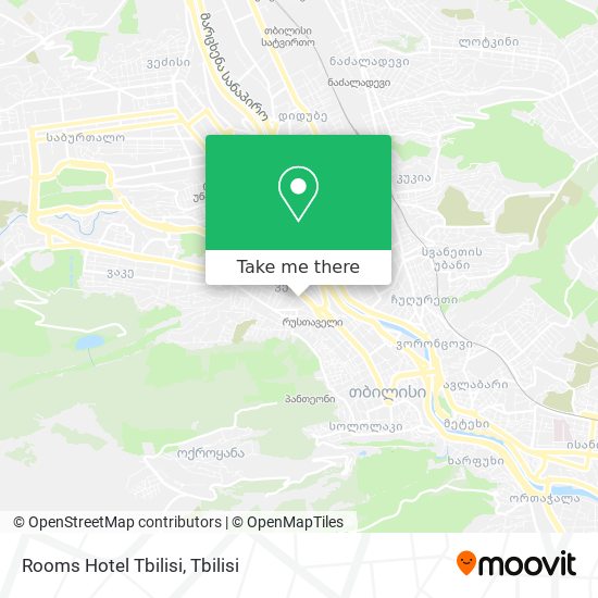 Rooms Hotel Tbilisi map
