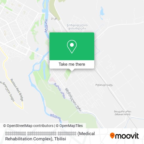 სამკურნალო სარეაბილიტაციო კომპლექსი (Medical Rehabilitation Complex) map