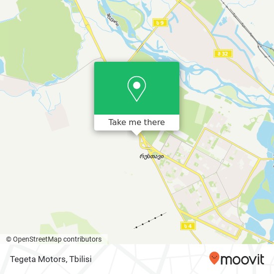 Tegeta Motors map