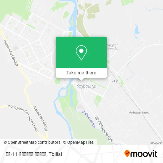 მე-11 საჯარო სკოლა map