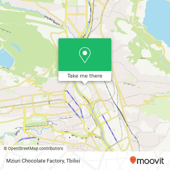 Mziuri Chocolate Factory map