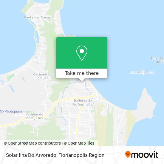 Solar Ilha Do Arvoredo map