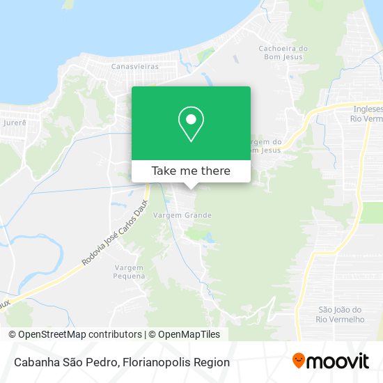 Cabanha São Pedro map