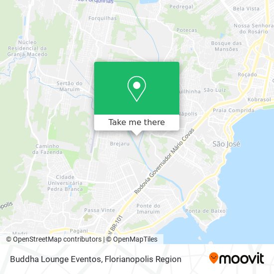 Mapa Buddha Lounge Eventos