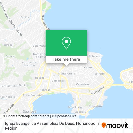 Mapa Igreja Evangélica Assembléia De Deus