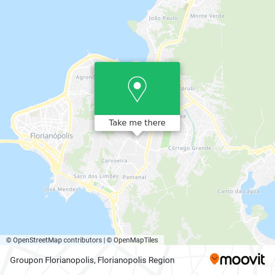 Groupon Florianopolis map